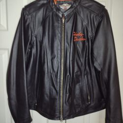 Genuine Harley-Davidson Women's XL Leather Jacket, Like New
