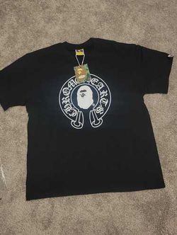 Bape X Chrome Hearts black t-shirt