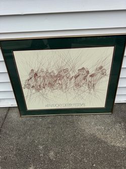 Rare 1983 Kentucky Derby Festival 27x39