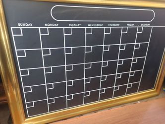 NEW* Gold Framed Magnetic Chalkboard
