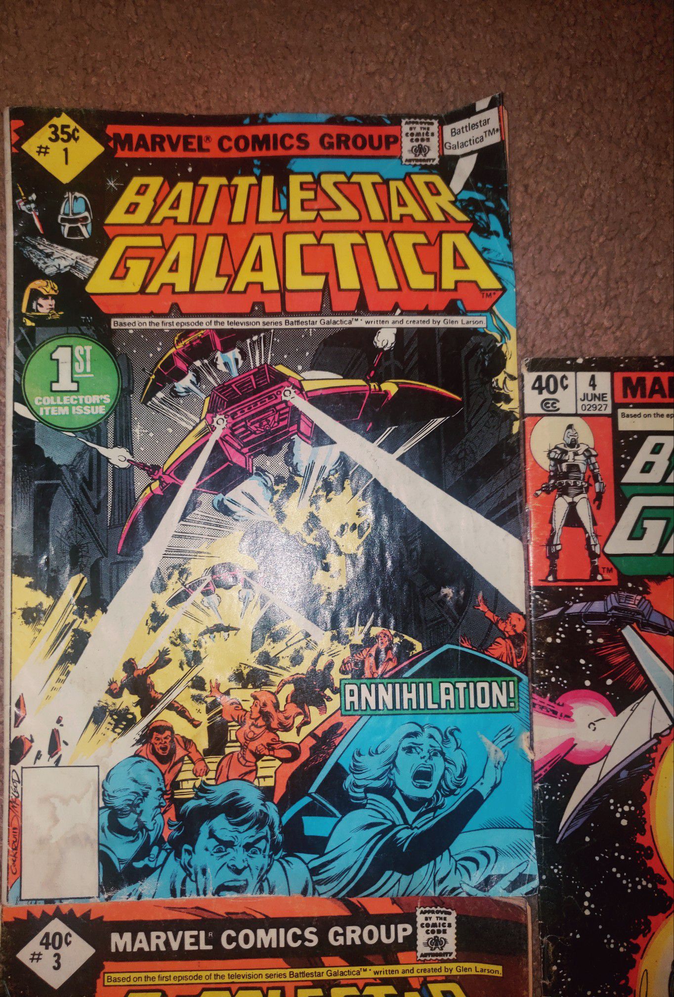 Battlestar Galactica #1, #3 & #4