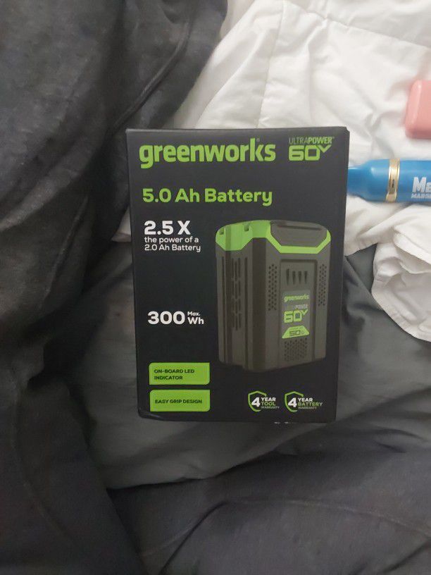 Green works 5.0 A H Battery