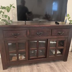 Solid Wood Sideboard 