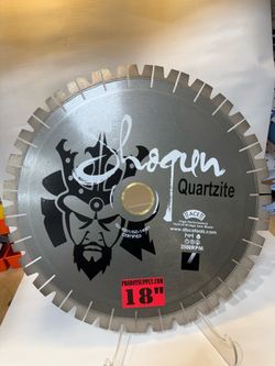 Shogun 18” quartzite bridge saw blade