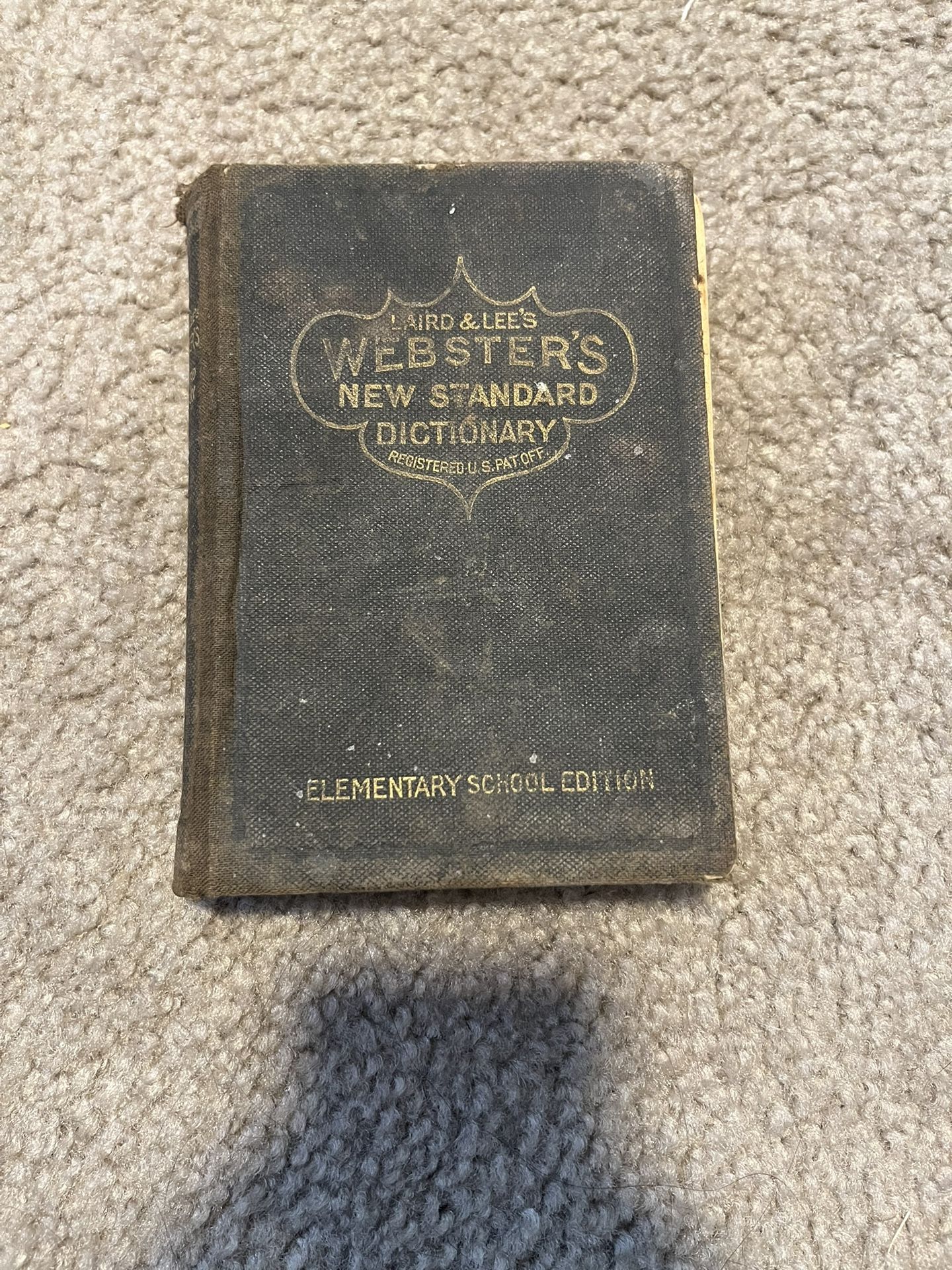1920s Webster’s Dictionary 