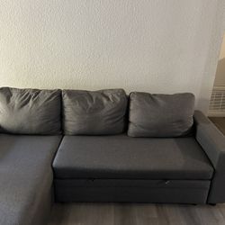 Sofa With Storage And Pull-Out