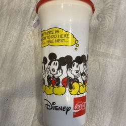 Mickey Mouse Vintage Water Bottle Disneyland 
