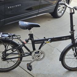 Dark Grey Folding Bike
