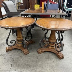 Solid Wood Side End Tables