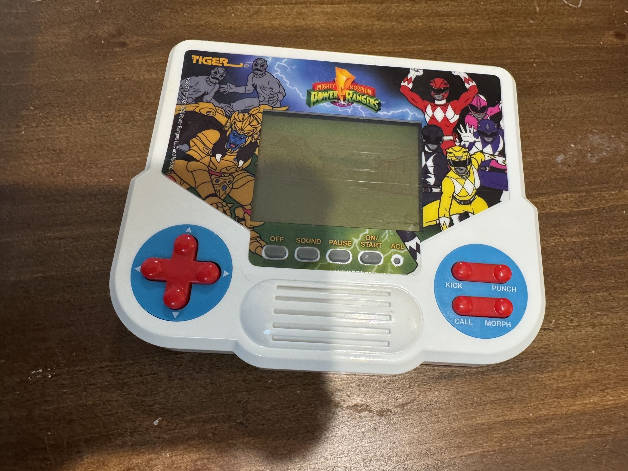 Tiger Power Rangers game