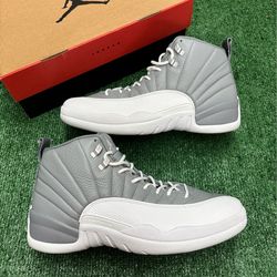 JORDAN 12 STEALTH GREY SIZE 12