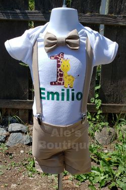 Safari birthday boy outfit