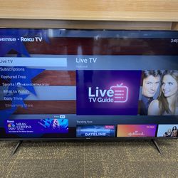 HISENSE 58R6E3 58" Class 4K UHD LED LCD Roku Smart TV