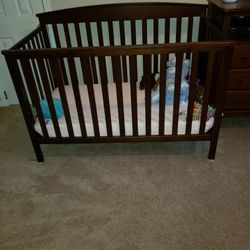 Baby Crib And Sealy Mattress 