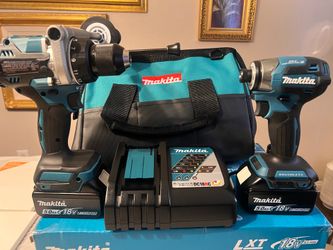 Makita 18-Volt LXT Lithium-ion Brushless Cordless 2-piece Combo Kit 5. 0Ah