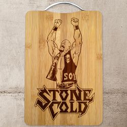 Stone Cold Austin Personalized Engraved Cutting Board