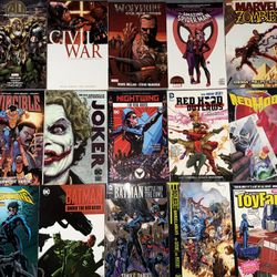 Marvel & Dc Graphic Novels