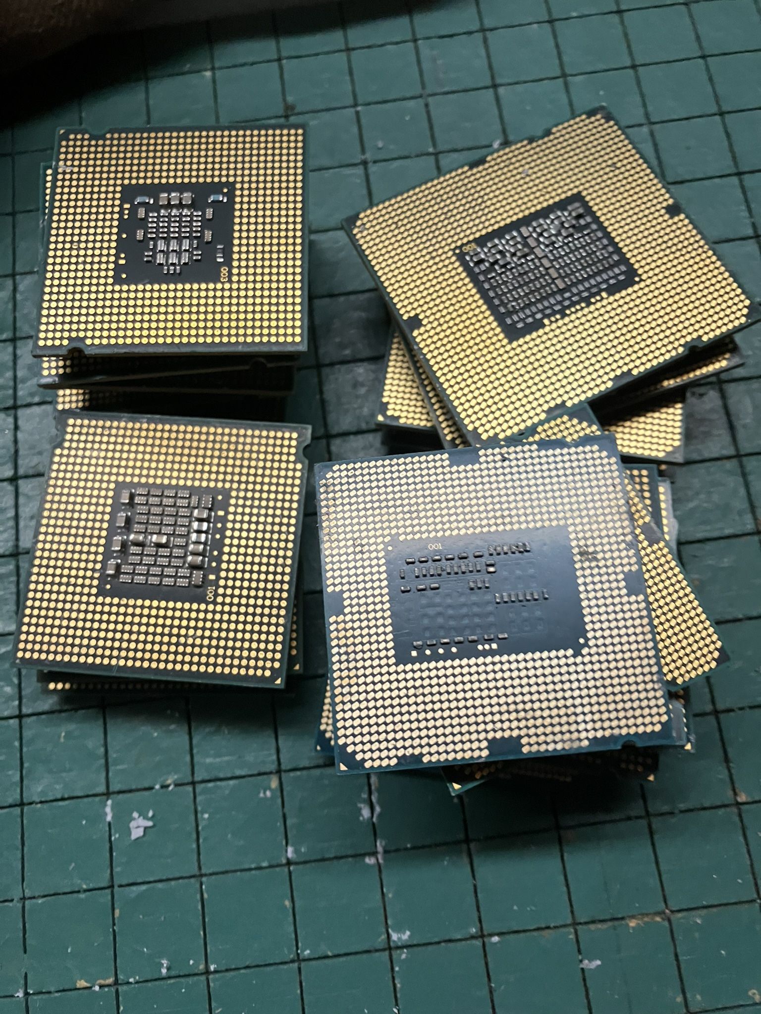 1 Pound Flat Contact CPU’s For Gold Recovery