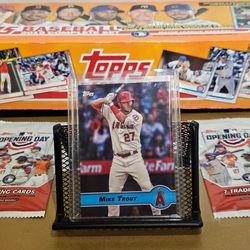 Mike Trout. 2022 Topps UK Edition. '97-98 Merlin Premier PG-3.Los Angeles Angels