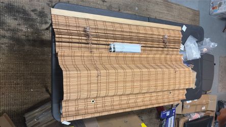 LazBlinds natural bamboo 3x6