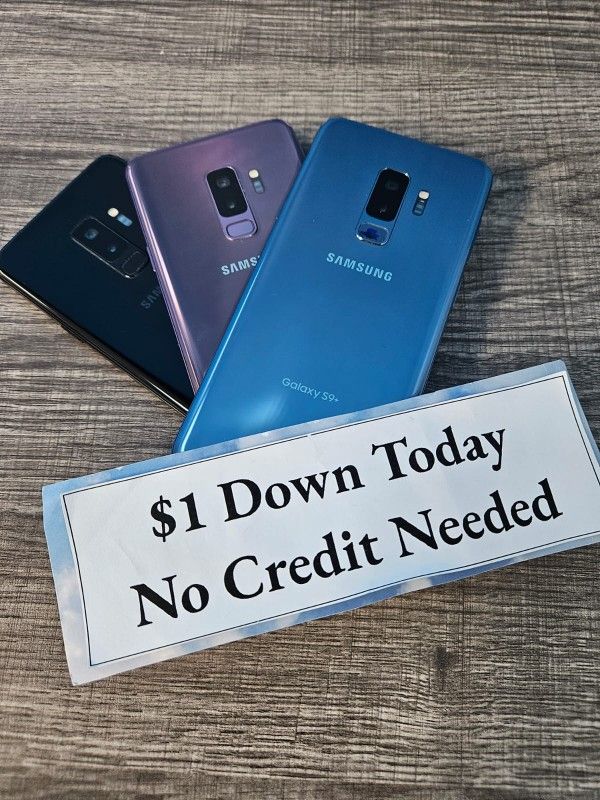 Samsung Galaxy S9 Plus Unlocked - PAYMENTS AVAILABLE With $1 DOWN - NO CREDIT NEEDED