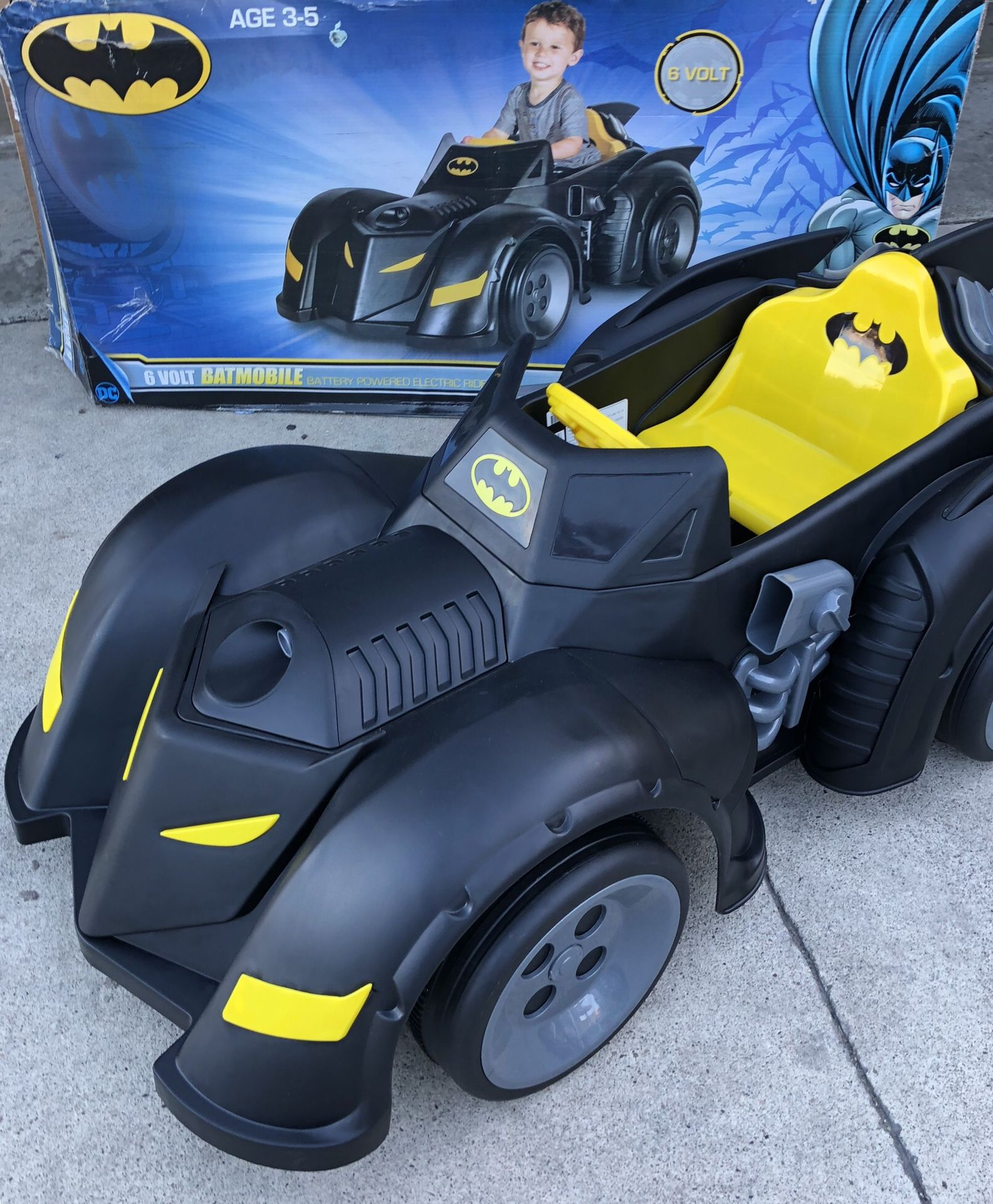 BRAND NEW Batman Car electric kids ride on cars power wheels for Sale in  Fontana, CA - OfferUp