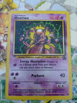Pokemon MEWTWO Promo Card
