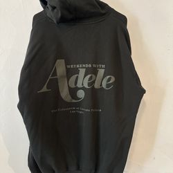Weekends with Adele ‘All Black’ Hoodie Sweatshirt Las Vegas - Black - XL