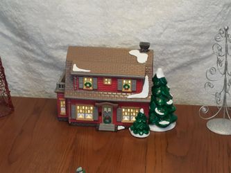 Christmas Dutch Colonial Home