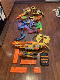 NERF GUNS BOWS AND ACCESSORIES