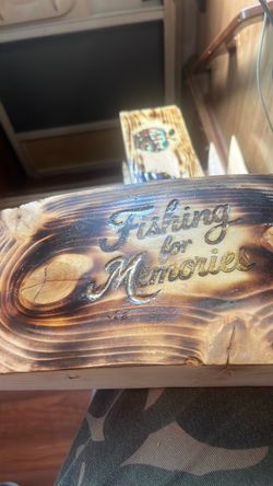 Fishing For Memories Plaque