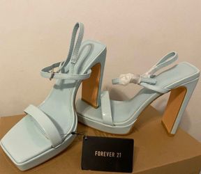 light blue forever 21 heels