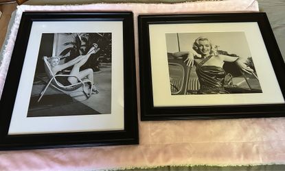 Marilyn Monroe framed photos