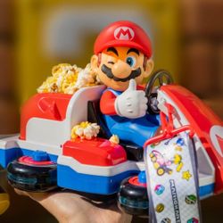 Mario Brothers Bros Movie Theater Popcorn Holder 