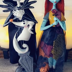 New! Nightmare Before Christmas Jack & Sally Figuring Statue 