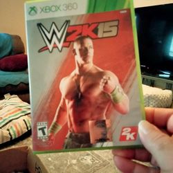 W2K 15 XBOX 360 JOHN CENA COMPLETE 