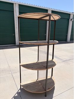Industrial Rustic Display Shelving Units – Set of 4