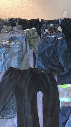 17 pairs of boy jeans and shorts (named brand) levi/nautica