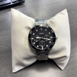 Fossil Quartz Black Dial