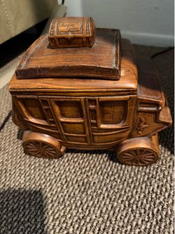Stagecoach vintage  cookie jar