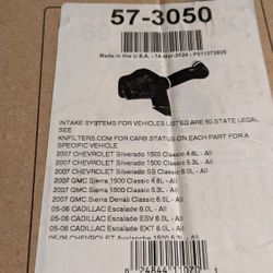 K&N Cold Air Intake 