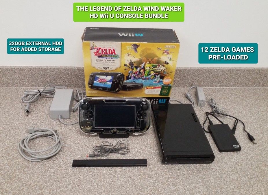 Nintendo Wii U The Legend of Zelda: The Wind Waker HD Video Games for sale