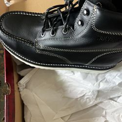 Wolverine Work Boots - Black. - Steel Toe - Size 11