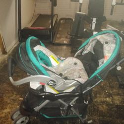Baby Train Stroller And Carset