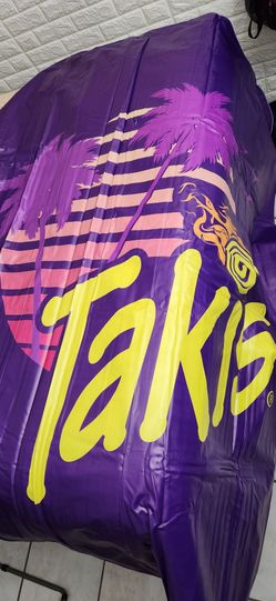 Takis pool or beach float and beach ball