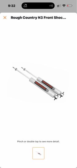 Chevy Rough Country Front Shocks 99-06 Chevy Silverado