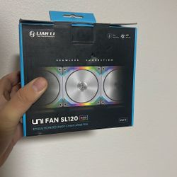 Lian Li Uni Fan Sl120 White 