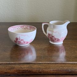 Royal Tudor Ware Bowl And Sauce Jug