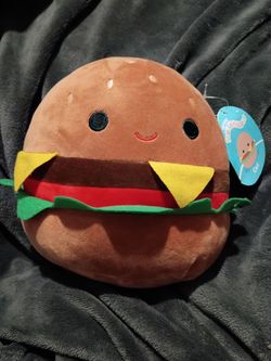 Carl the Cheese Burger Squishmallow