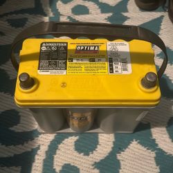 Brand New Yellow Top Optima Battery